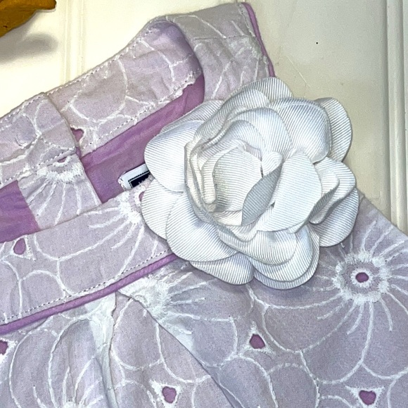 Janie and Jack Sleeveless Floral Lace Top 2T - Picture 3 of 11